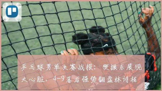 乒乓球男单决赛战报：樊振东展现大心脏，4-9落后强势翻盘林诗栋